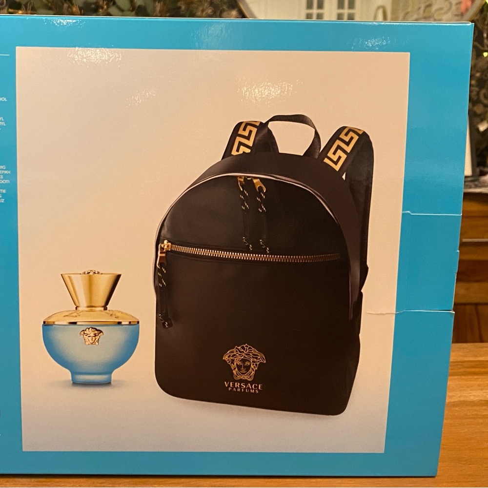 Versace Dylan Turquoise eau de toilette with backpack